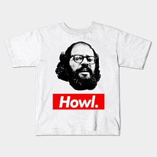 Allen Ginsberg Howl Aesthetic Tribute Design Kids T-Shirt